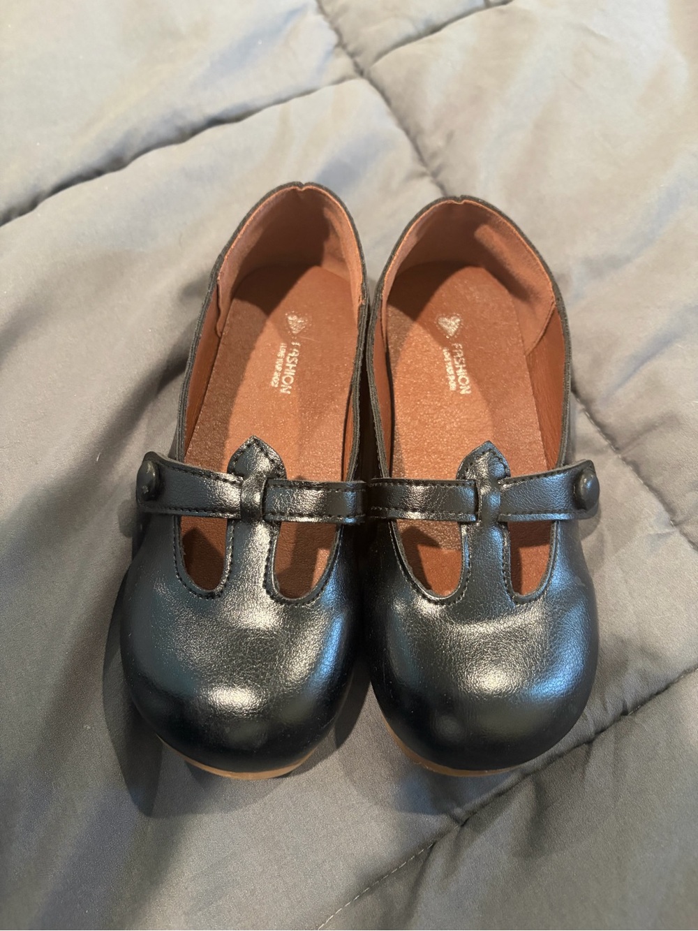 Kids Classic Mary Jane Shoes - Black